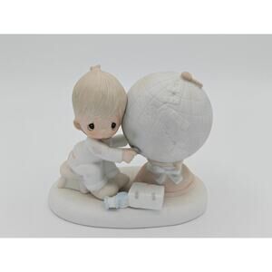 Precious Moments Jesus Is The Answer Figurine Enesco 1978 Jonathan David E-1381